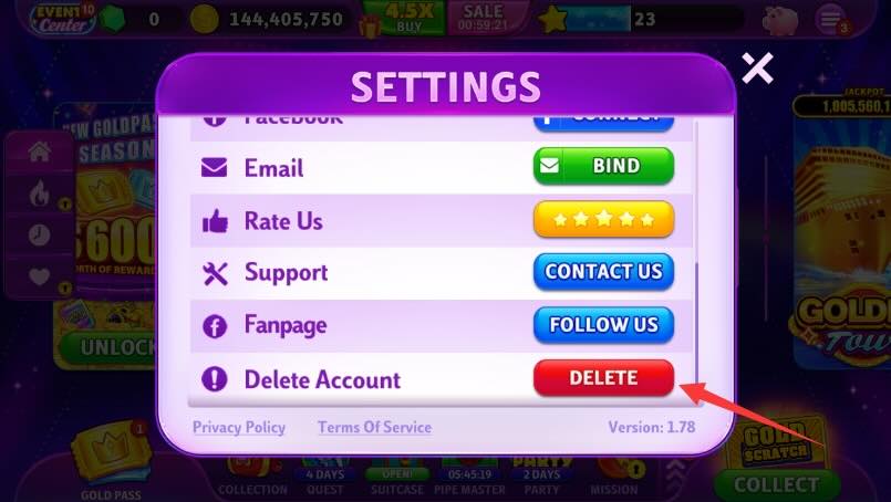 Delete Account instruction